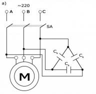 موتور سه فاز در شبکه تک فاز راه اندازی موتور 3 فاز از 220