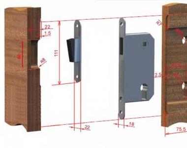 How to embed a lock into an interior door: step-by-step instructions