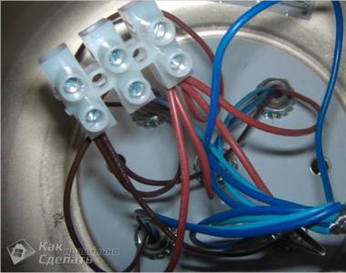 Si të varni një llambadar: instalimi dhe lidhja me rrjetin elektrik