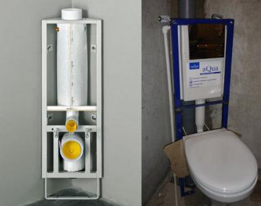 Kako instalirati instalaciju sa zidnim WC-om vlastitim rukama